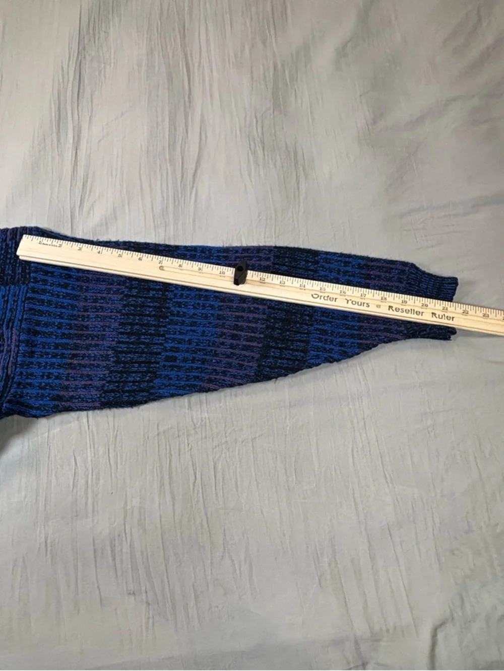 Vintage Saturdays Sweater Men’s Medium Blue Grandpa‎ Cosby Geometric Print